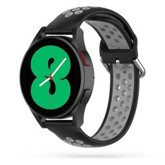 Remienok Tech-Protect Softband Samsung Galaxy Watch 4 / 5 / 5 Pro / 6 / 7 / FE Black/Grey