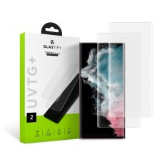 2ks v balení, set UV ochranných skiel Glastify Uvtg+ 2-Pack Samsung Galaxy S22 Ultra