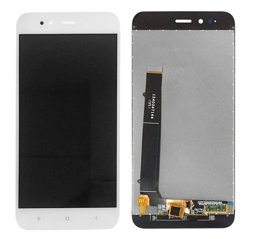 LCD kijelző + érintőképernyő Xiaomi Mi A1, fehér