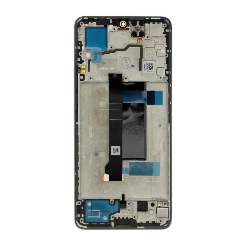 Displej s rámom pre Xiaomi Redmi Note 13 Pro 5G Blue Ocean Teal (Service Pack - originálny diel)