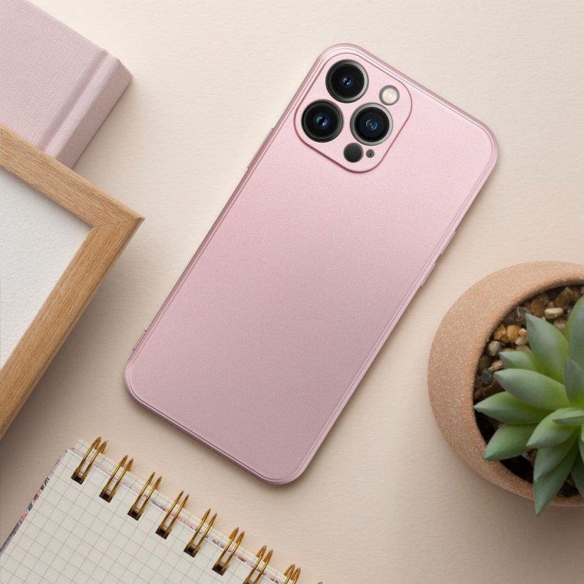 Kryt Metallic Case iPhone 14 Plus Pink