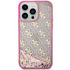 Kryt Original Faceplate Case Guess Guhcp14Slc4Psgp iPhone 14 (Liquid Glitter 4G Translucent / Pink)
