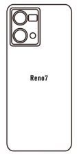 Hidrogél - hátsó védőfólia - OPPO Reno7 4G