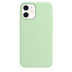 iPhone 12 mini Silicone Case s MagSafe - Pistachio design (pistáciový)