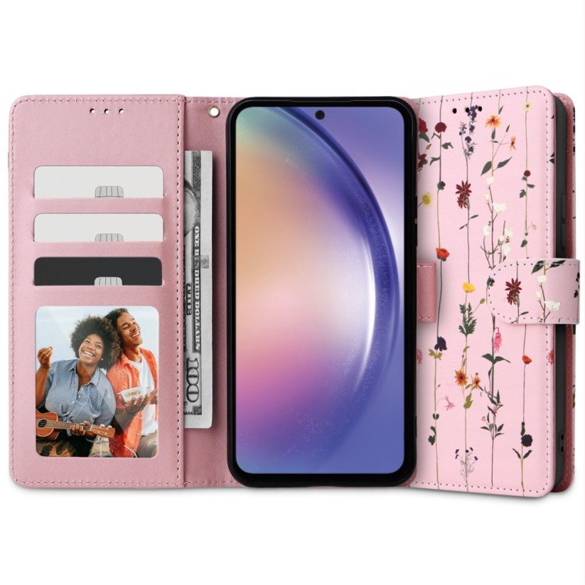 KRYT TECH-PROTECT WALLET SAMSUNG GALAXY A54 5G GARDEN PINK