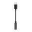 Adapter Aux Type C (Male) to Jack 3,5 mm (Female) Black Adapter Aux Type C (Male) to Jack 3,5 mm (Female) Black
