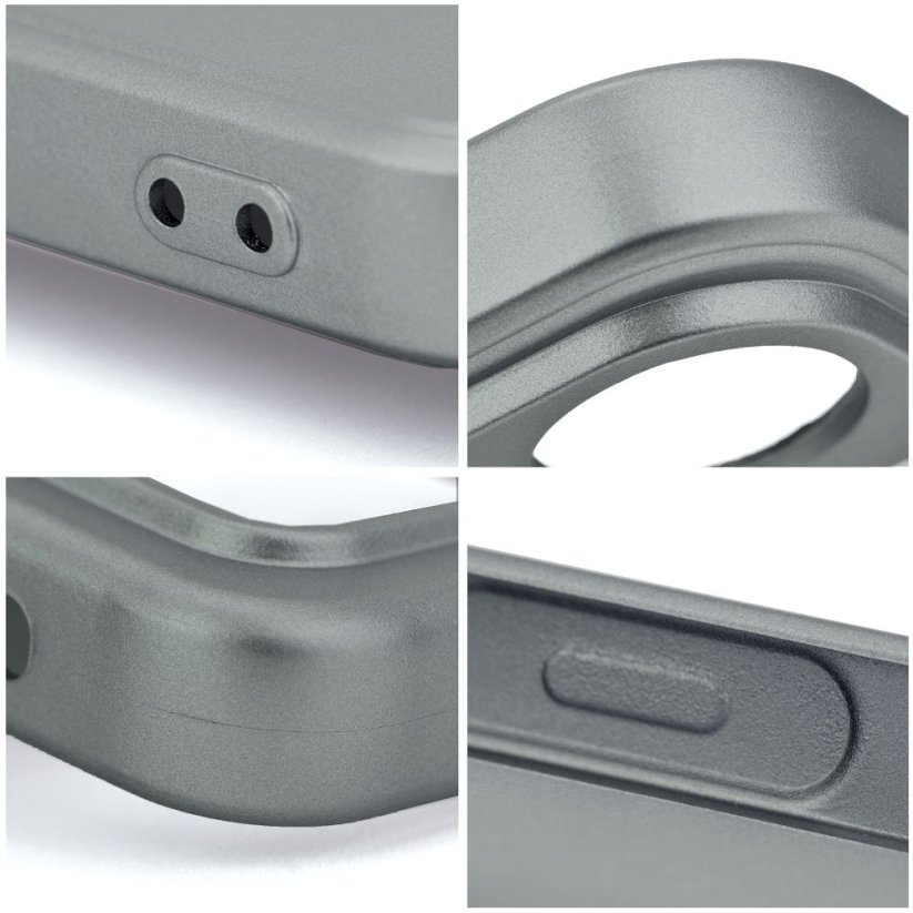 Kryt Metallic Case iPhone 12 / 12 Pro Grey