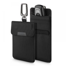 RFID blokátor Klatka Faradaya Spigen Pouch Keyless Rfid Signal Blocker Black RFID blokátor Klatka Faradaya Spigen Pouch Keyless Rfid Signal Blocker Black