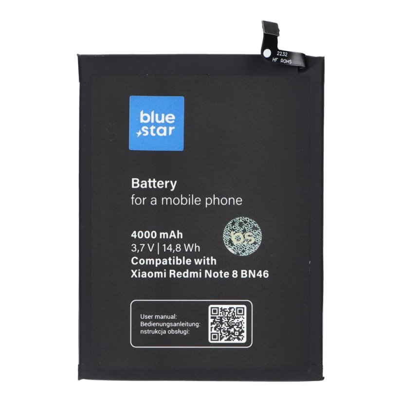 Akkumulátor Battery Xiaomi Redmi Note 8 / Note 8T / Redmi 7 (Bn46) 4000 mAh Blue Star