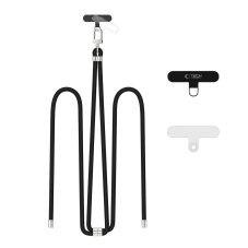 Tech-Protect C7S kötél keresztóraszíj Black/Silver