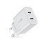 Nabíjačka do siete Tech-Protect C20W 2-Port Network Charger PD 20W White