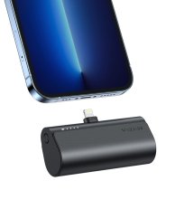Powerbanka Veger Powerbank 5000 mAh With Built-In Connector Lightning Pd Qc3.0 3A 20W Plugon (W0556P) Black