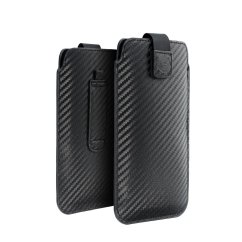 Kryt Pocket Carbon Universal Case - Size 18 - iPhone 15 / 15 Pro / 14 / 14 Pro / 13 / 13 Pro Samsung Galaxy S7 Edge / S23 / S24