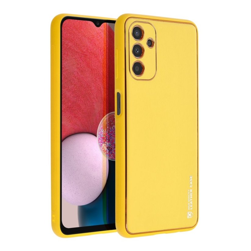 Kryt Leather Case Samsung Galaxy A13 5G / A04S Yellow