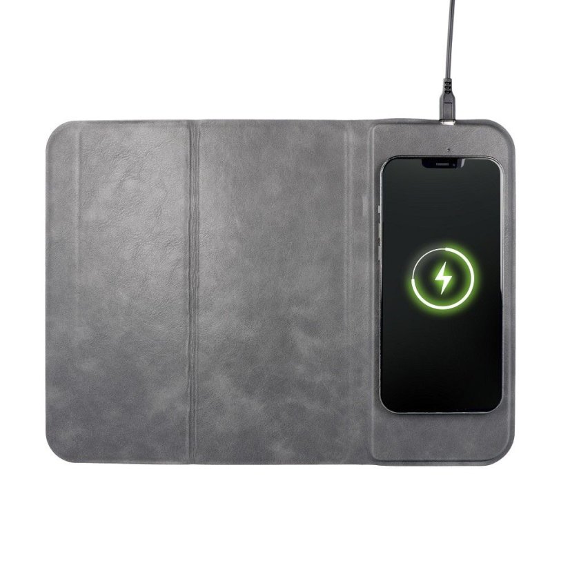 Bezdrôtová nabíjačka Mouse Pad With vezeték nélküli töltő Ojd-82 Brown Grey