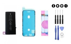 MULTIPACK - originálna batéria iPhone XR + lepka pod displej + lepka pod batériu + sada náradia