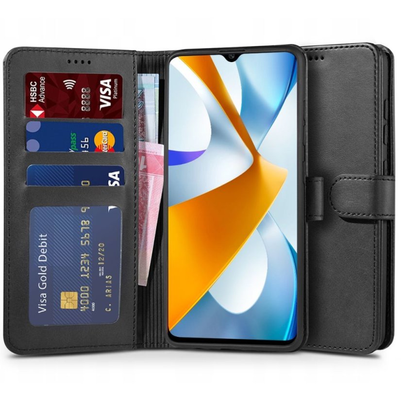 Kryt Tech-Protect Wallet Xiaomi Poco C40 Black