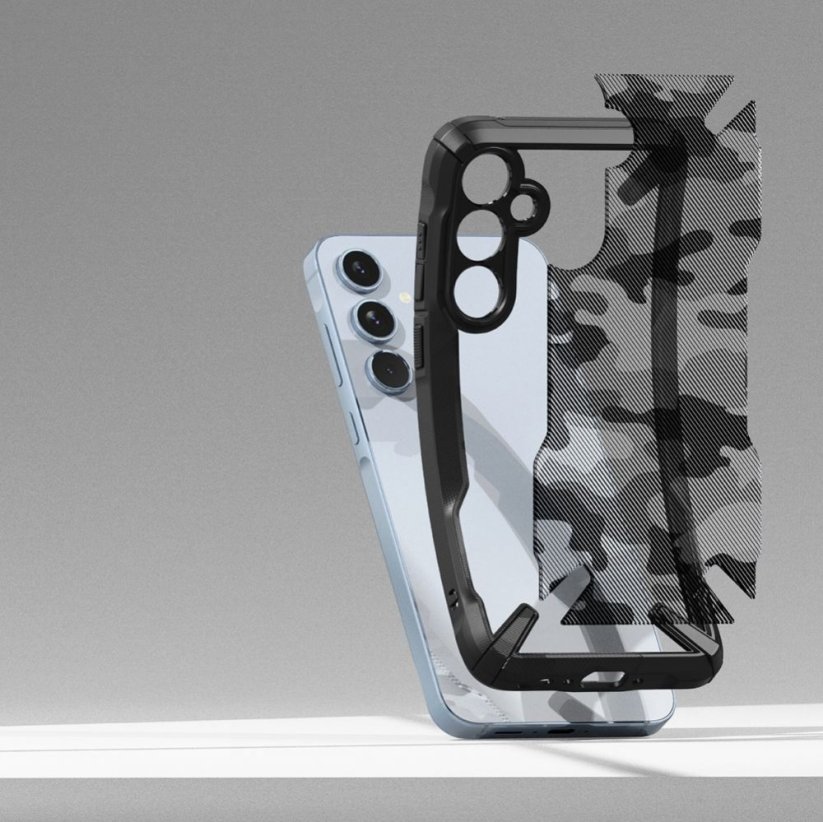 Kryt Ringke Fusion X Samsung Galaxy A35 5G Camo Black