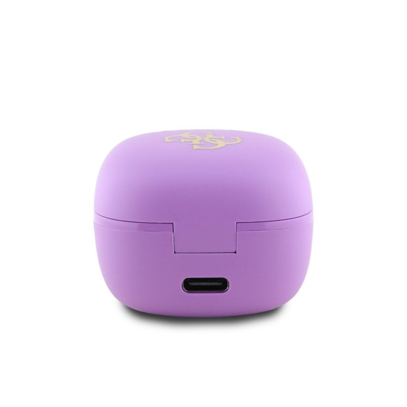Guess 4G Logo Mini TWS bezdrôtové slúchadlá Purple