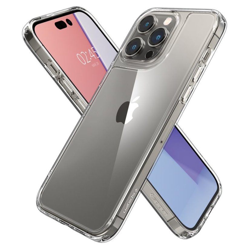 KRYT SPIGEN QUARTZ HYBRID iPhone 14 Pro CRYSTAL CLEAR