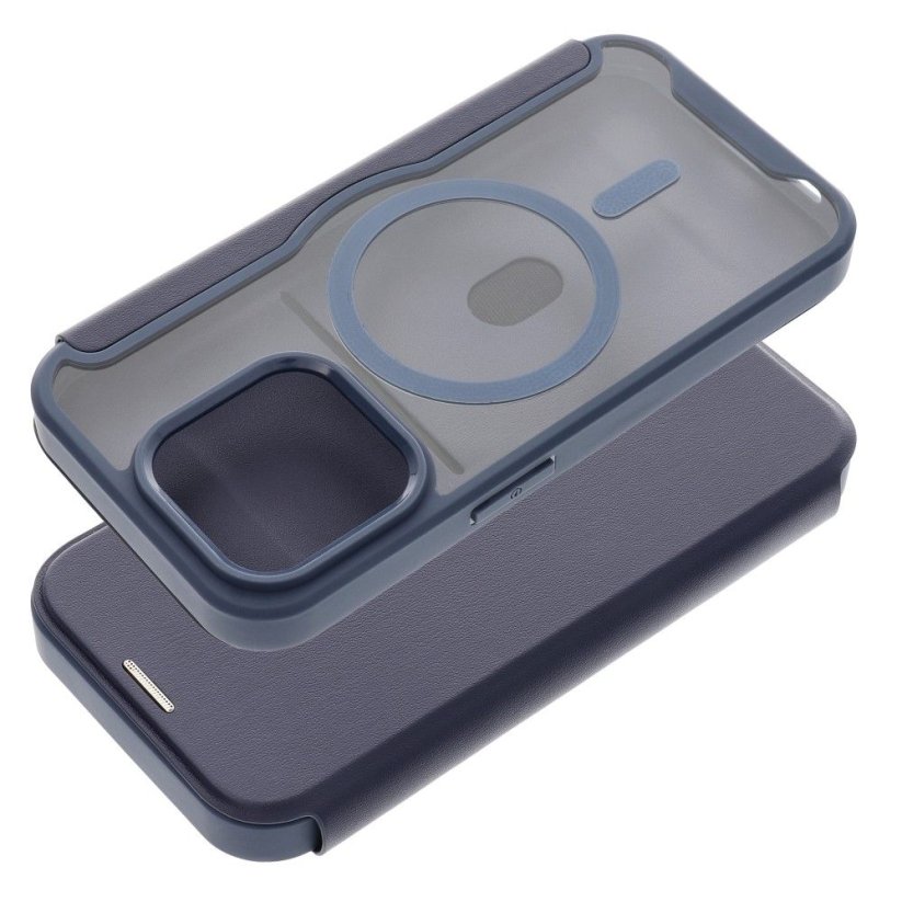 Kryt Smart Mag Book iPhone 15 s MagSafe Blue