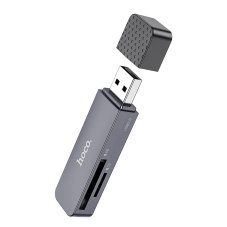 Kártyaolvasó Sd / TF Hoco USB A 3.0 Hb45 fém Grey