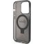 Kryt Original Faceplate Case Guess Guhmp15Lhrsgsk iPhone 15 Pro (s MagSafe / Glitter Script Logo / Ring Stand / Black)