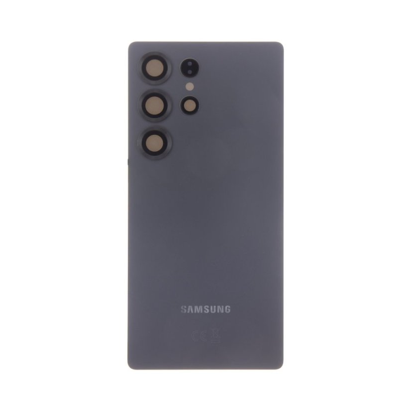 Samsung S938B Samsung Galaxy S25 Ultra csereakkumulátor fedele Titanium Black (Service Pack - eredeti pótalkatrész)