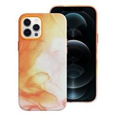 Kryt Leather Mag Cover iPhone 12 Pro Max Orange Splash Kryt Leather Mag Cover iPhone 12 Pro Max Orange Splash