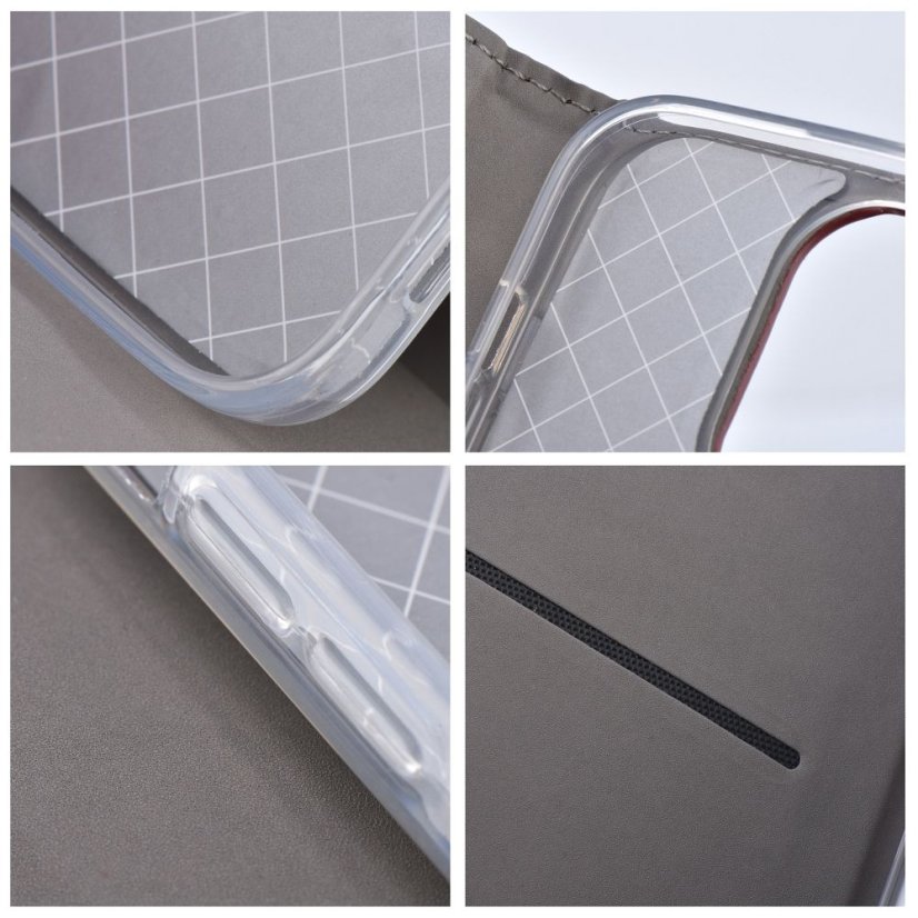 Kryt Smart Magneto Book Case Motorola Moto G57 Power Burgundy