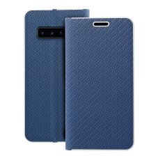 Kryt Flip Case Samsung Galaxy S10 Luna Book Carbon Blue