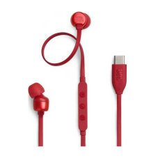JBL Tune 310C In-Ear USB-C Headphones Red JBL Tune 310C In-Ear USB-C Headphones Red
