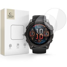 Ochranné tvrdené sklo Tech-Protect Glass Fit+ 2-Pack Garmin Fenix 8 / 8 Pro (51 mm) Clear
