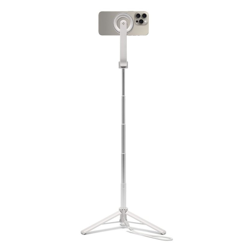 Selfie tyč Spigen S571W Magsafe Bluetooth Selfie Stick Tripod Dune Beige