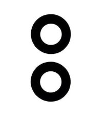 Náhradní sklo zadní kamery - Motorola Moto G04