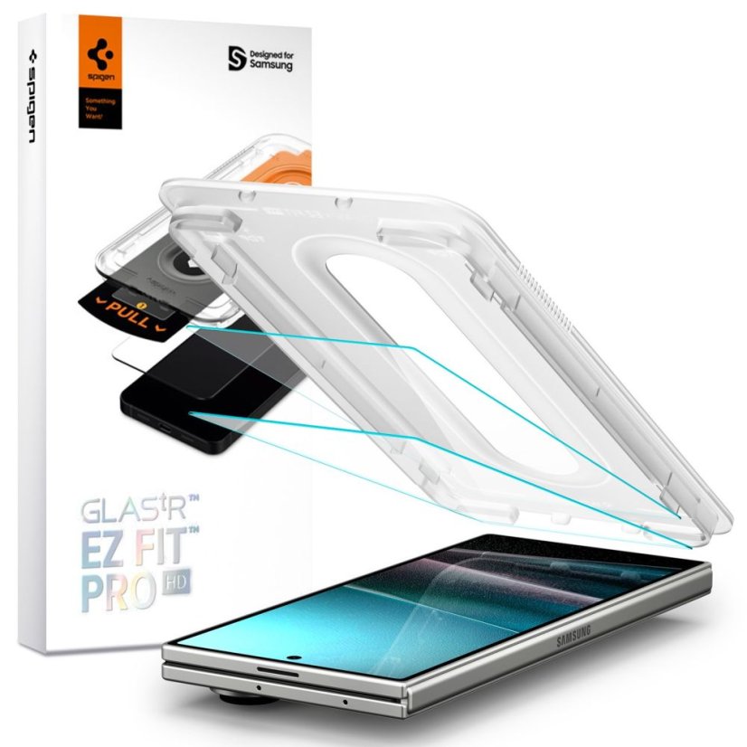 edzett védőüveg Spigen Glas.Tr "Ez Fit Pro" Hd 2-Pack Samsung Galaxy Z Fold 7 Clear