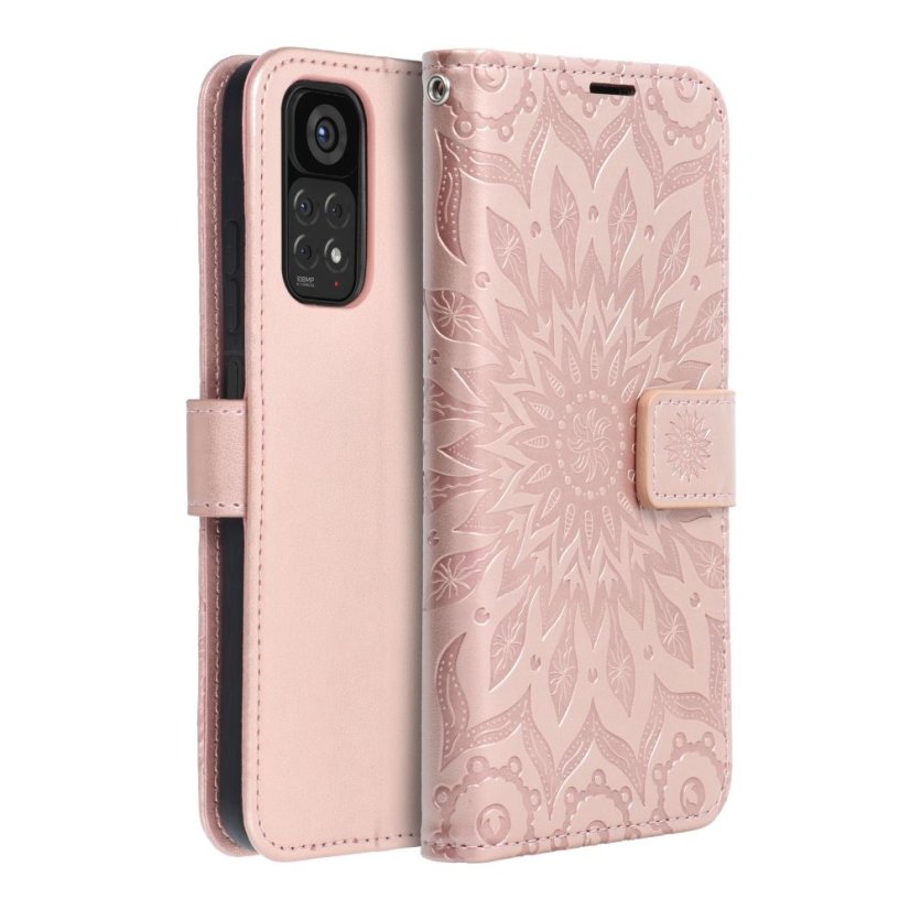 Tok MEZZO Book Case Xiaomi Redmi Note 11 / 11S Mandala Rose Gold