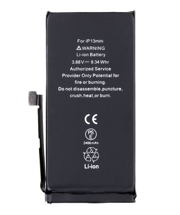 akkumulátor iPhone 13 mini 2406mAh Li-Ion (Bulk - csomagolás)
