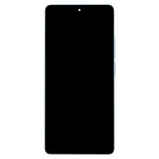 Kijelző kerettel a Xiaomi Redmi Note 14S Blue-hoz (Service Pack - eredeti pótalkatrész)