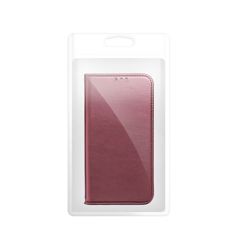 Kryt Smart Magneto Book Case Motorola Moto G57 Power Burgundy