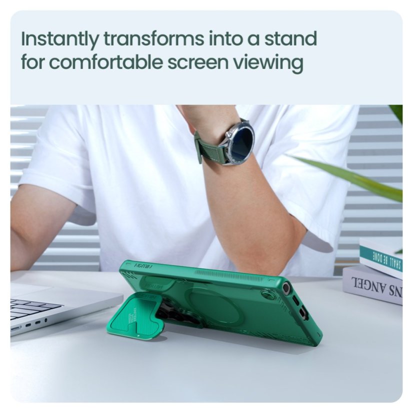 Nillkin Iceblade Prop Magnetic kryt pre Samsung Galaxy S25 Ultra Black