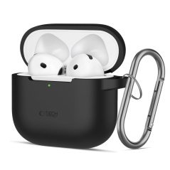Kryt Tech-Protect Silicone Hook Apple Airpods 4 Black Kryt Tech-Protect Silicone Hook Apple Airpods 4 Black