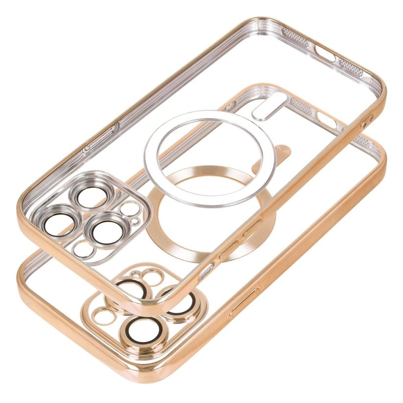 Kryt Electro Mag Cover Case s MagSafe iPhone 12 Gold