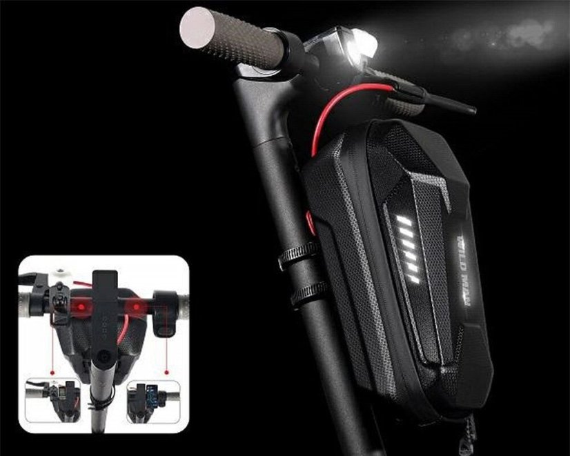 Vodeodolné púzdro Wildman Traveling Bag Scooter Waterproof 4L Es8X Max Black