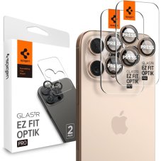 Ochranné sklo zadnej kamery 2ks v balení, set ochranných skiel zadnej kamery Spigen Optik Pro Glas.Tr ”Ez Fit” Camera Protector 2-Pack iPhone 16 Pro / Pro Max Desert Titanium Ochranné sklo zadnej kamery 2ks v balení, set ochranných skiel zadnej kamery Spigen Optik Pro Glas.Tr ”Ez Fit” Camera Protector 2-Pack iPhone 16 Pro / Pro Max Desert Titanium