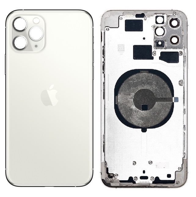 Apple iPhone 11 Pro - Zadný housing (Silver)