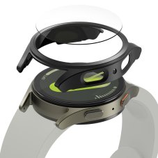 Kryt Ringke Slim & Tempered Glass Samsung Galaxy Watch 7 (44 mm) Titanium Black