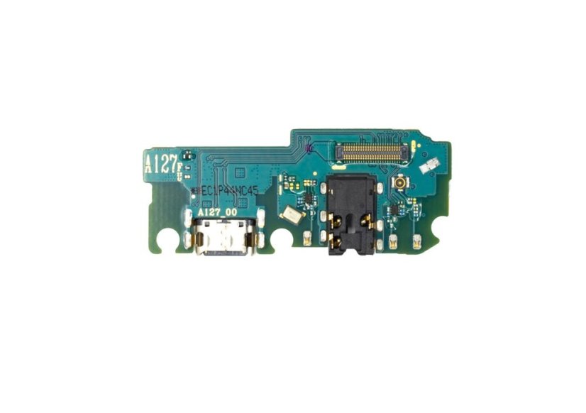 Samsung A127F Samsung Galaxy A12 töltőcsatlakozó PCB lapkával (Service Pack - eredeti pótalkatrész)