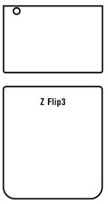 Hydrogel - zadná ochranná fólia - Samsung Galaxy Z Flip 3 5G