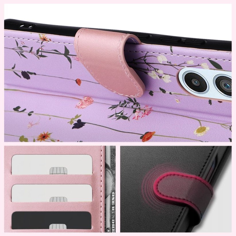 Kryt Tech-Protect Wallet Samsung Galaxy A34 5G Garden Violet